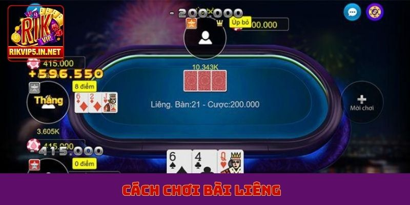 cách chơi bài liêng